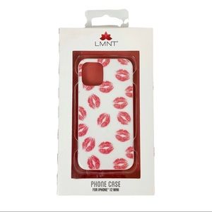 LMNT iPhone 12 MINI Case Kiss Lips Print